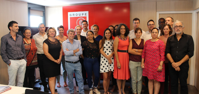Rencontre de la directrice du réseau avec les équipes en DR