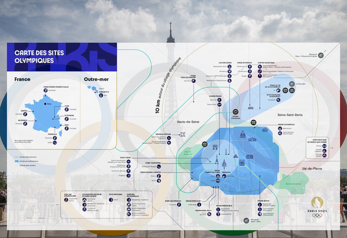 Nouvelle carte des régions de France et des départements 2024