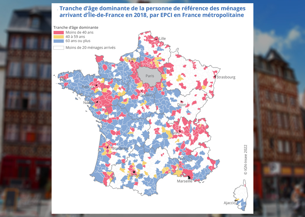, L&#8217;arrivée de Franciliens en province crée des écarts de niveaux de vie