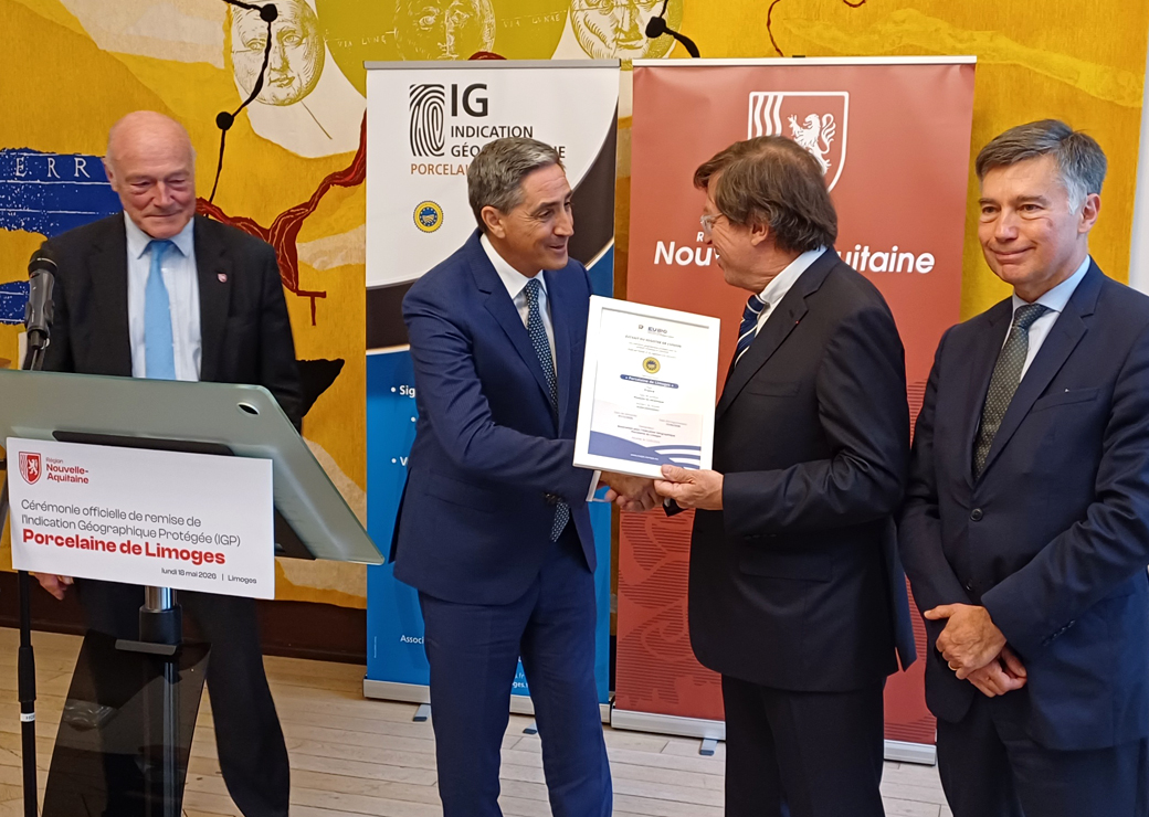 La porcelaine de Limoges devient la première indication géographique artisanale au niveau européen