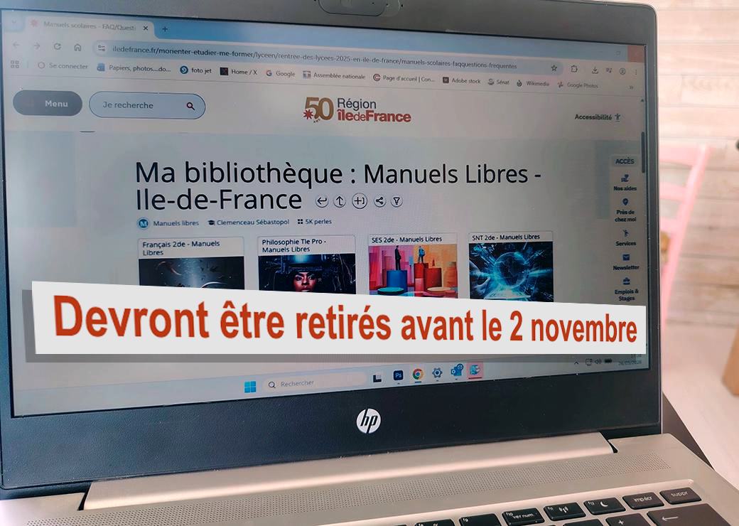 Manuels scolaires numériques : nouveau revers en appel pour la région Île-de-France