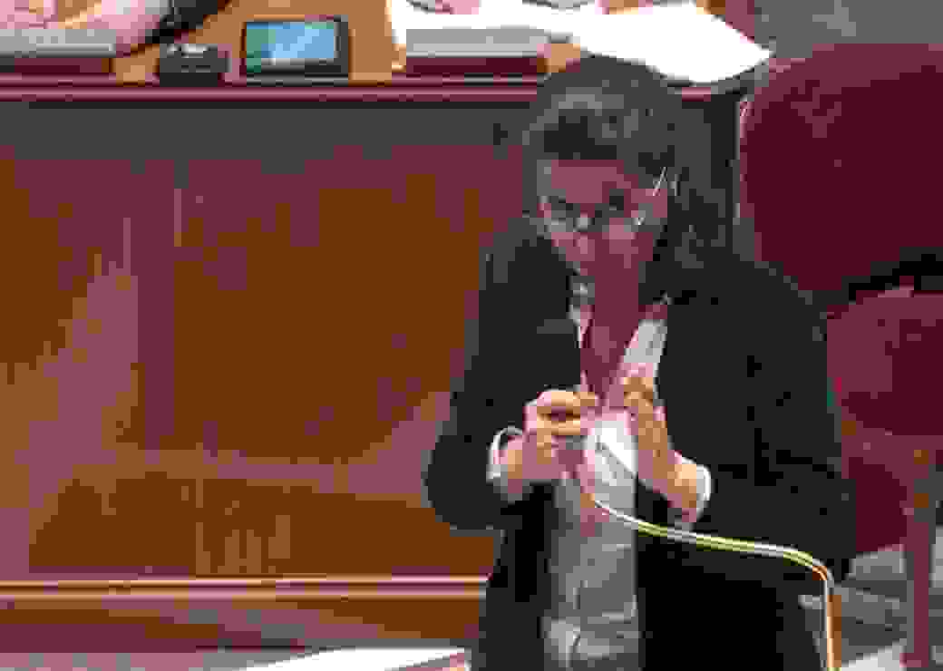 Agnès Buzyn en séance le 20 mars