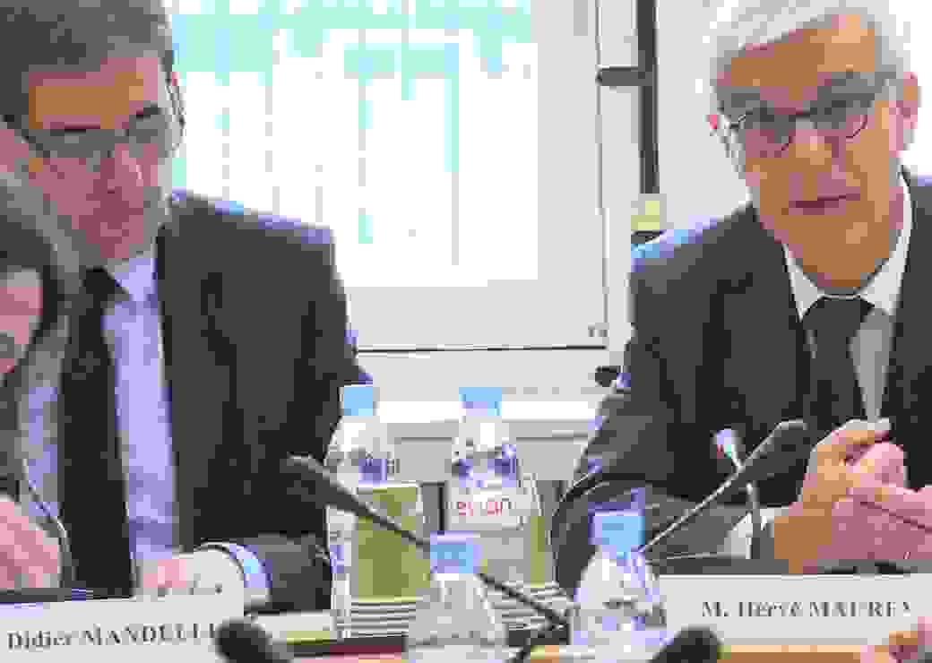 D. Mandelli et H. Maurey ce 7 mars