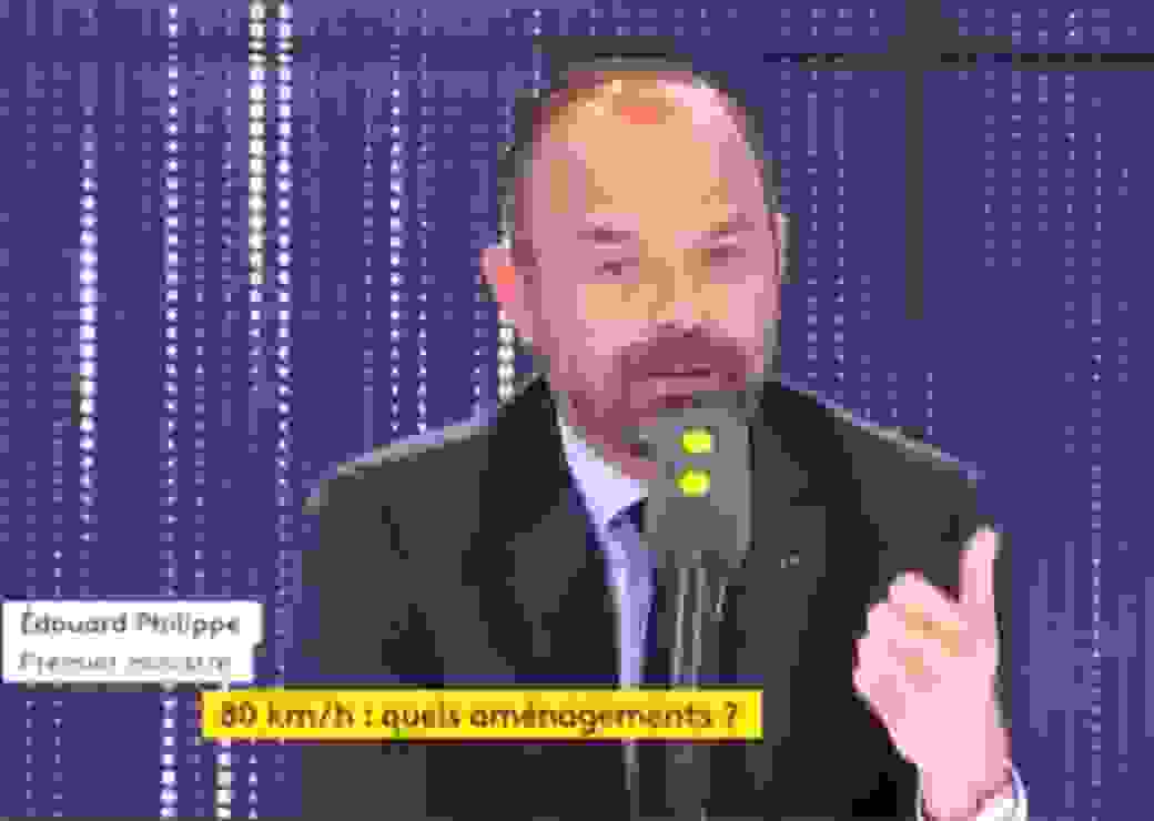 Edouard Philippe 80km/h