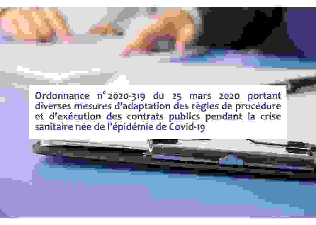 ordonnance marchés publics