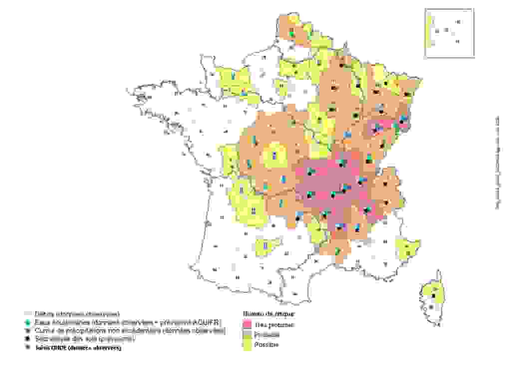 Carte sécheresse 