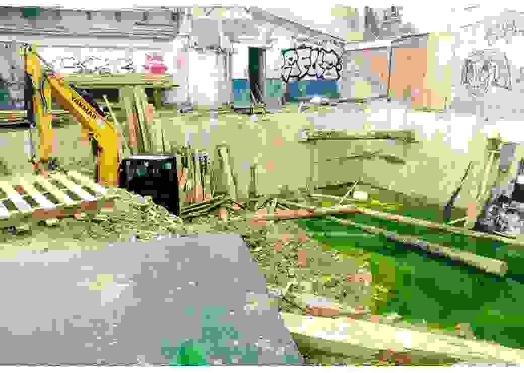 Chantier à l’arrêt  