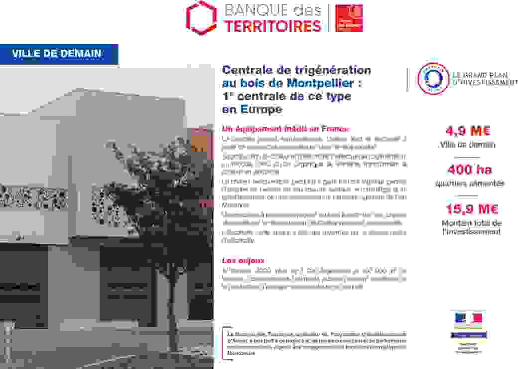 Centrale de trigénération au bois de Montpellier