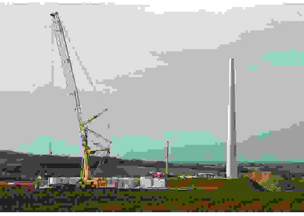 Chantier d'éoliennes 