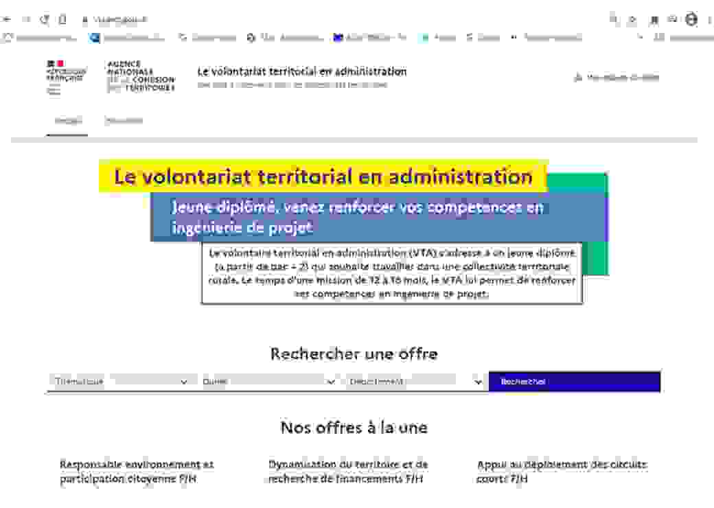 Volontariat territorial administration