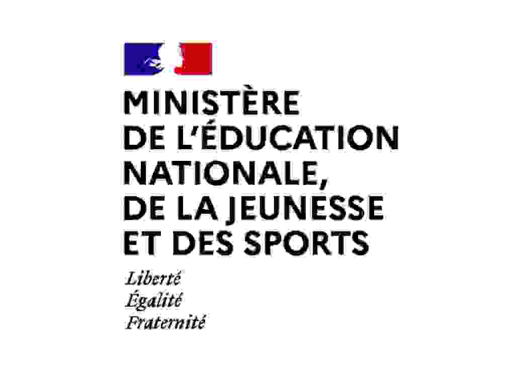 Logo Le ministère de l’Éducation nationale, de la Jeunesse et des Sports
