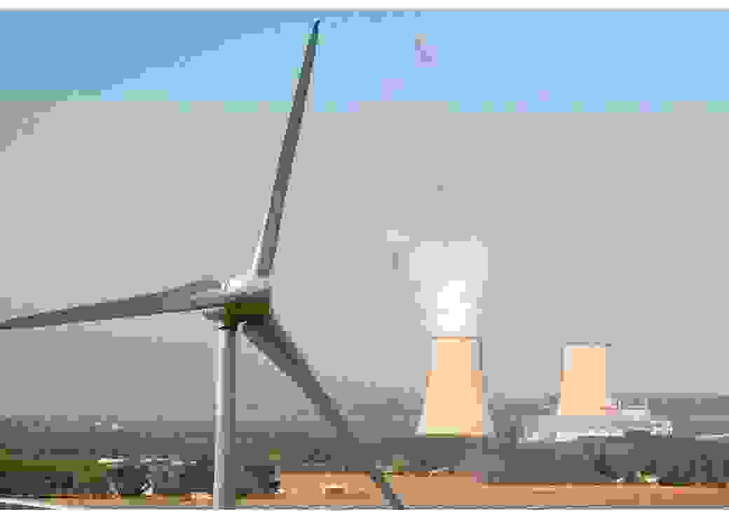 éolienne, centrale nucléaire
