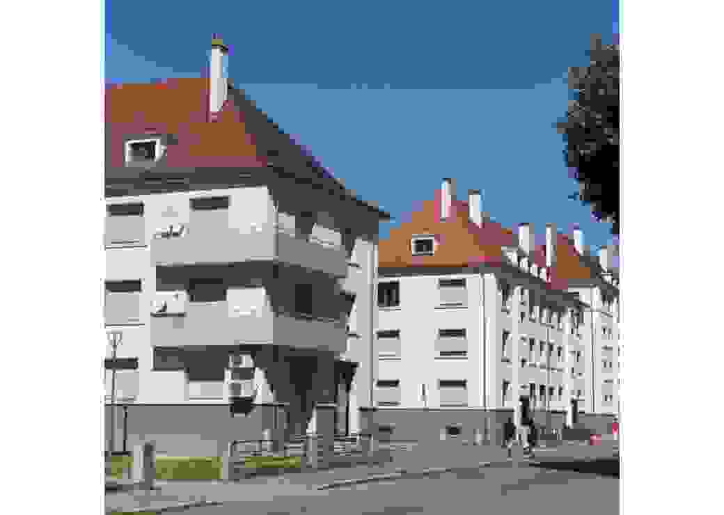 Réhabilitation de logements sociaux de la Cité Reuss à Strasbourg par Ophéa
