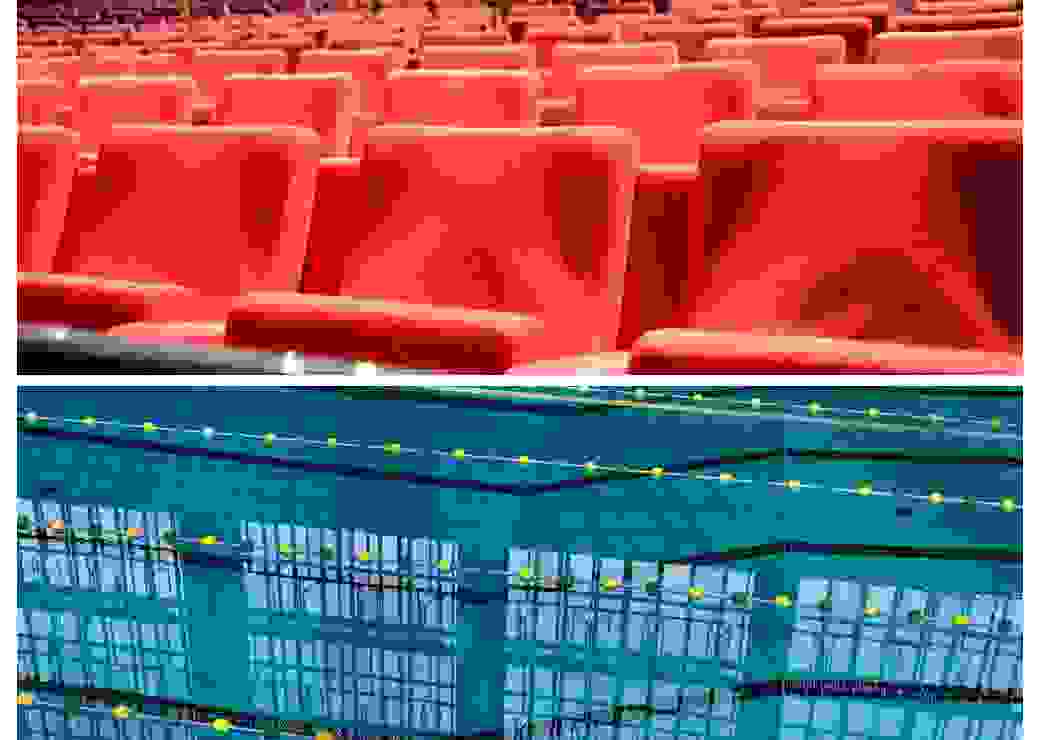 salle piscine régie vide