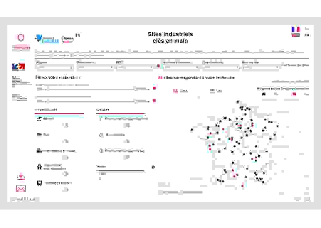 Data visualisation Dataviz Territoires d’industrie