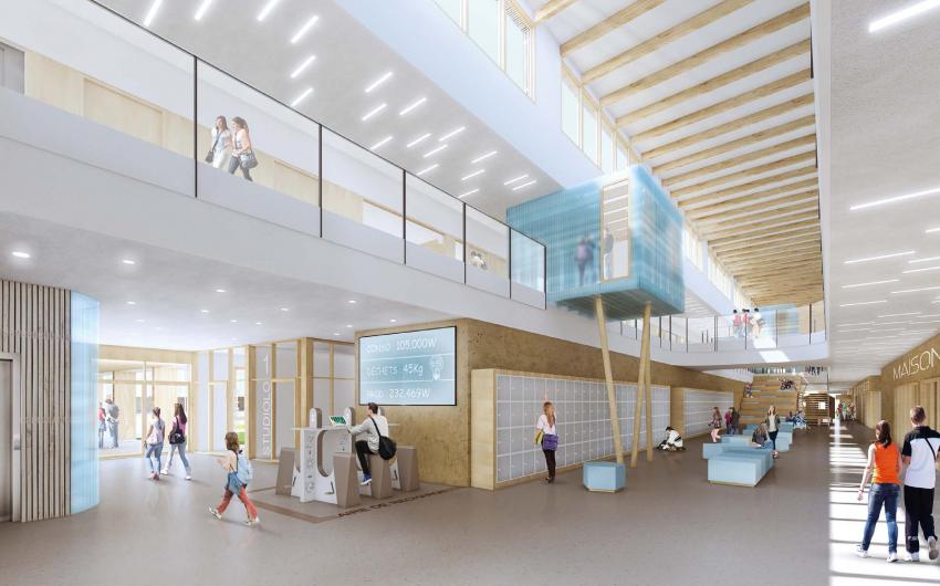 photo intérieur collège