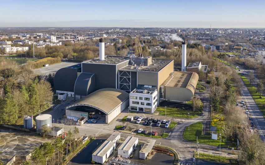 Unité de valorisation énergétique de Rennes avant travaux