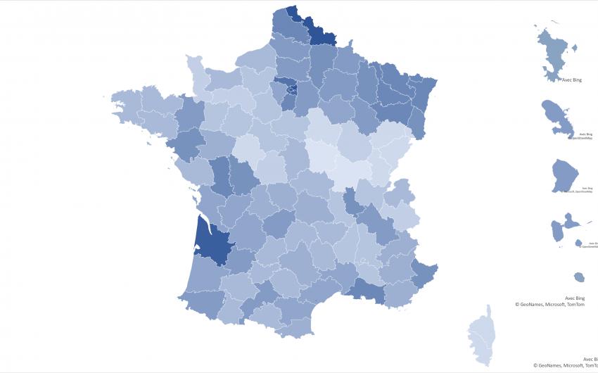 AAP NINE - Carte des lauréats vagues 1 et 2
