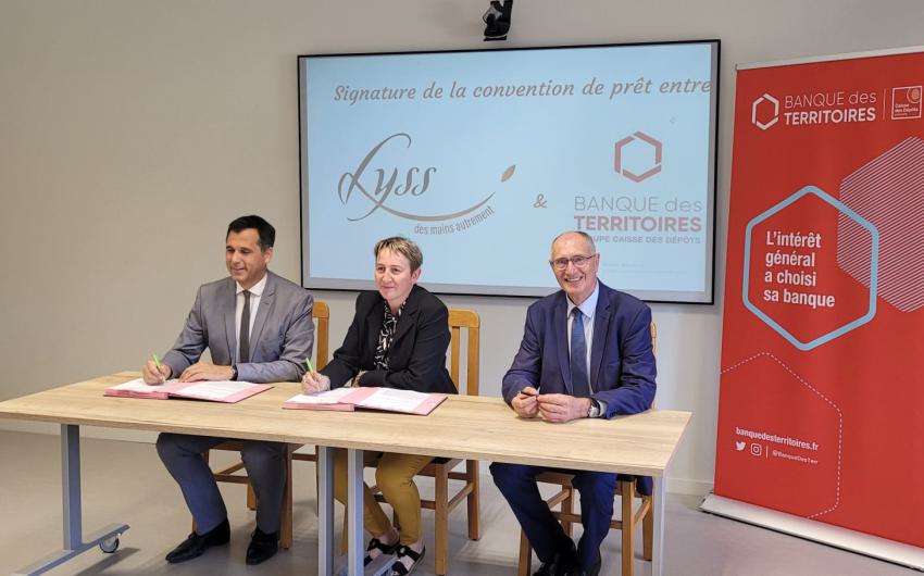 signature de la convention de prêt Lyss