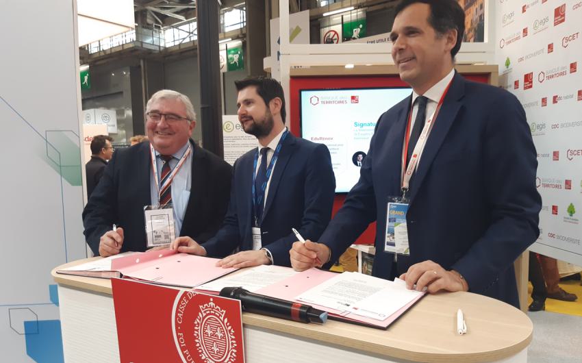 Signature du bulletin adhésion Edurenov Dole