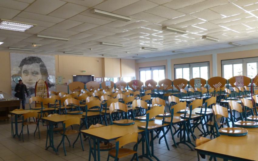collège Anne Frank - cantine avant rénovation