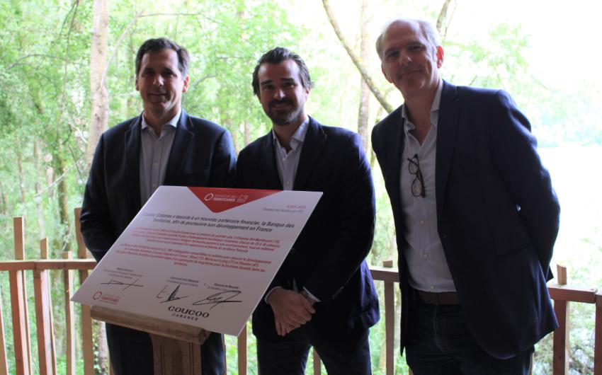 Signature du partenariat Coucoo Cabanes