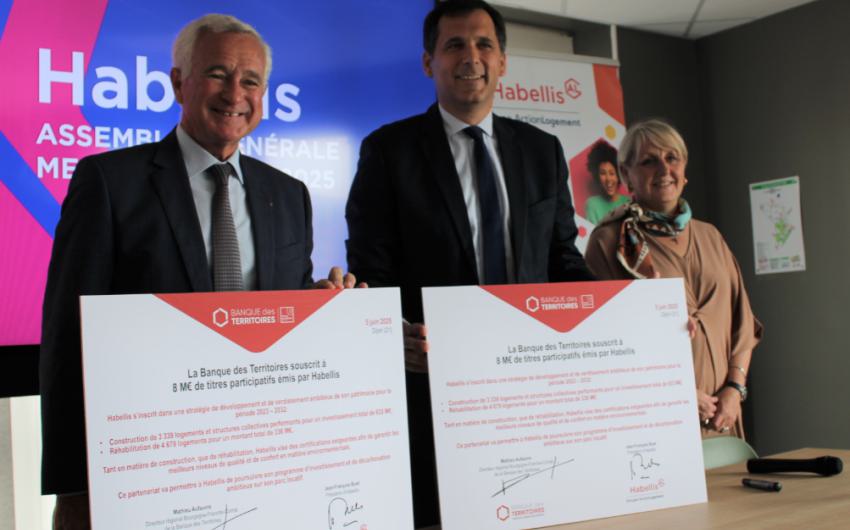2025 Panneau signé Titres participatifs Habellis