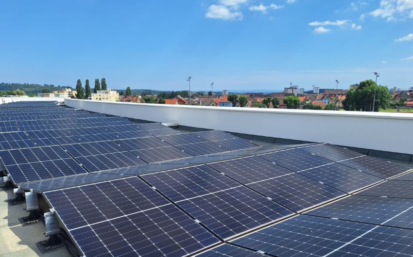 Ehpad Les Rubans Valdoie panneaux photovoltaiques