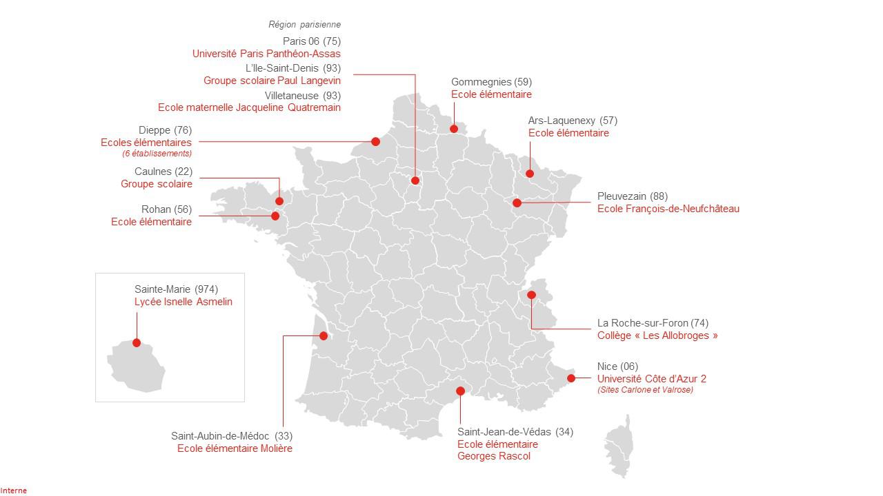 Cartographie de projets exemplaires 