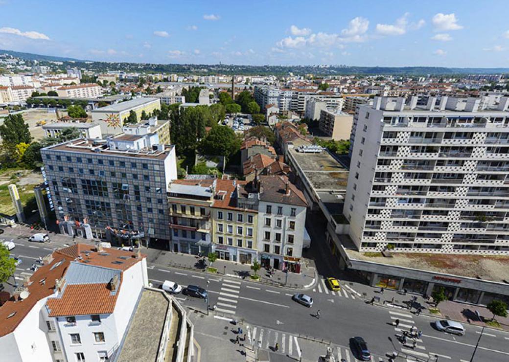 Vue aérienne quartiers ELAN