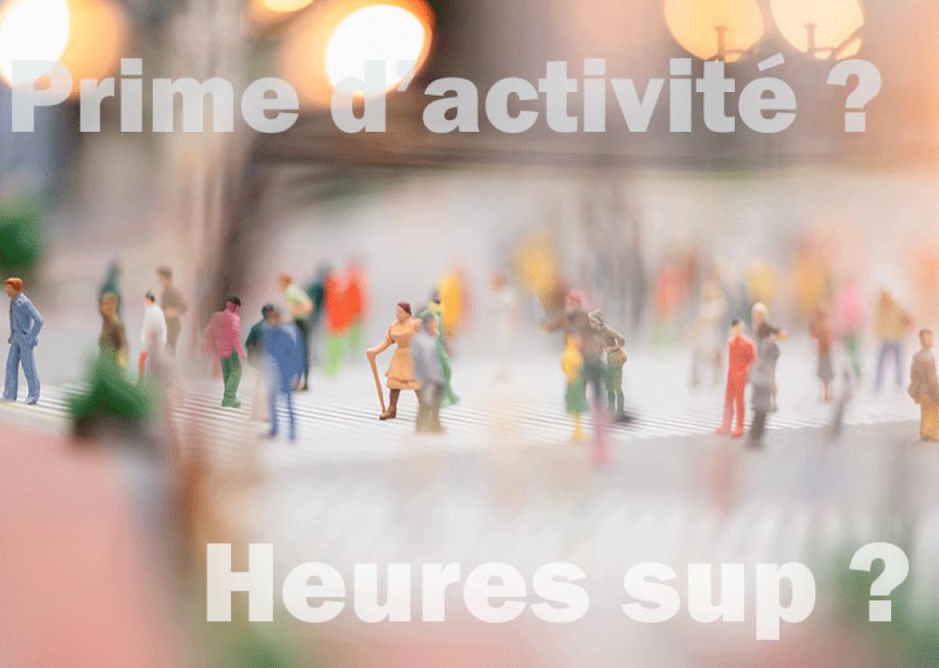 prime d'activité / heures sup