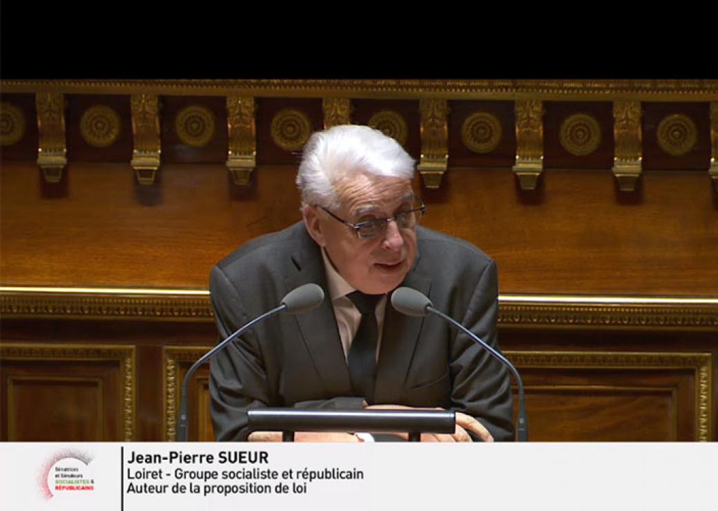 Jean-Pierre Sueur, auteur de la proposition de loi sur les Conseils communautaires