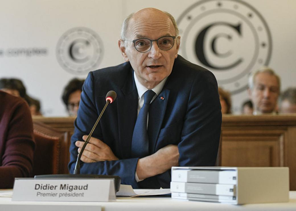 Didier Migaud Premier président de la Cour des Comptes rapport annuel