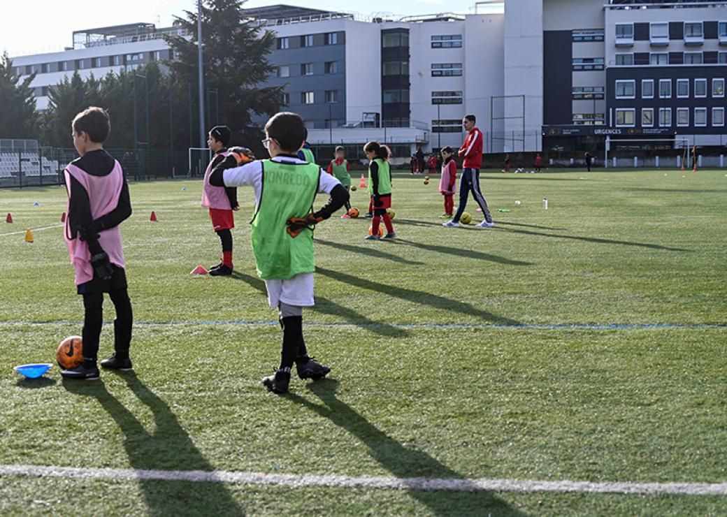 Sport Foot match quartiers cohésion  Lyon Duchere, Quartier classe ZSP, Zone de Securite Prioritaire