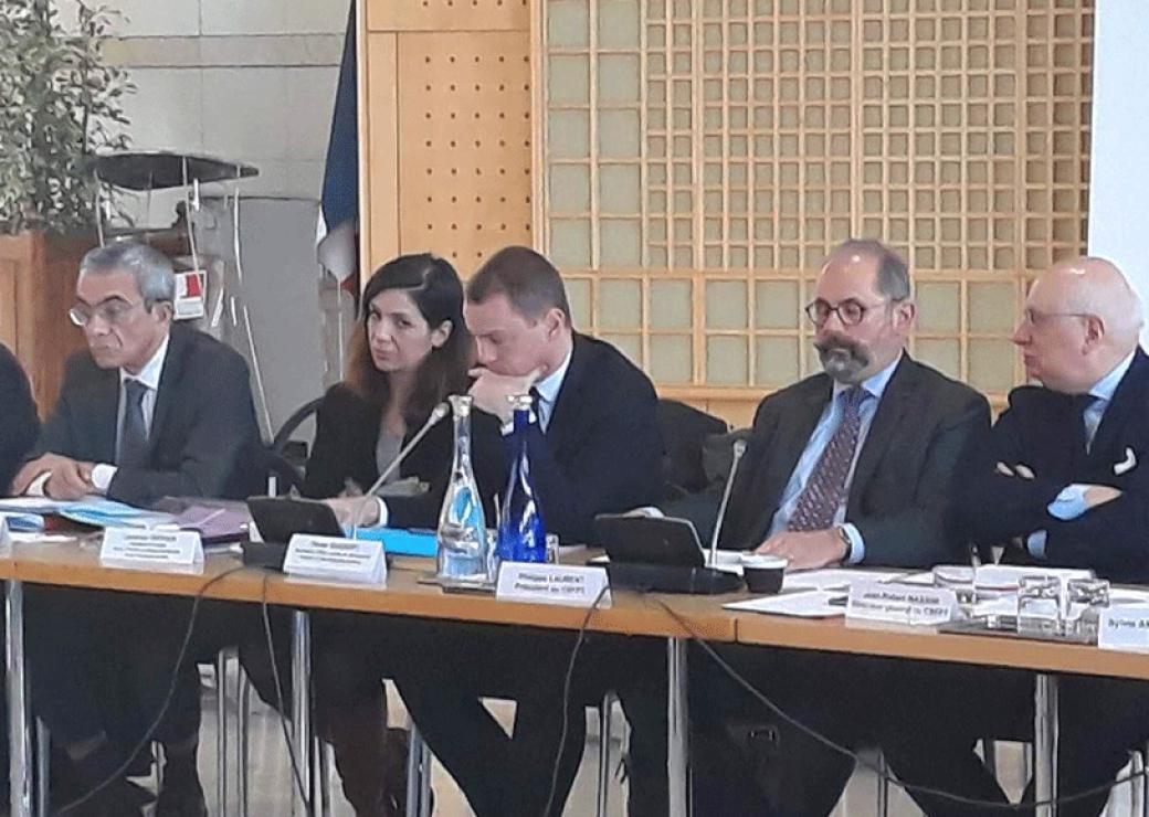 La réunion plénière du CSFPT le 18 mars, avec Olivier Dussopt et Philippe Laurent, président de l'instance