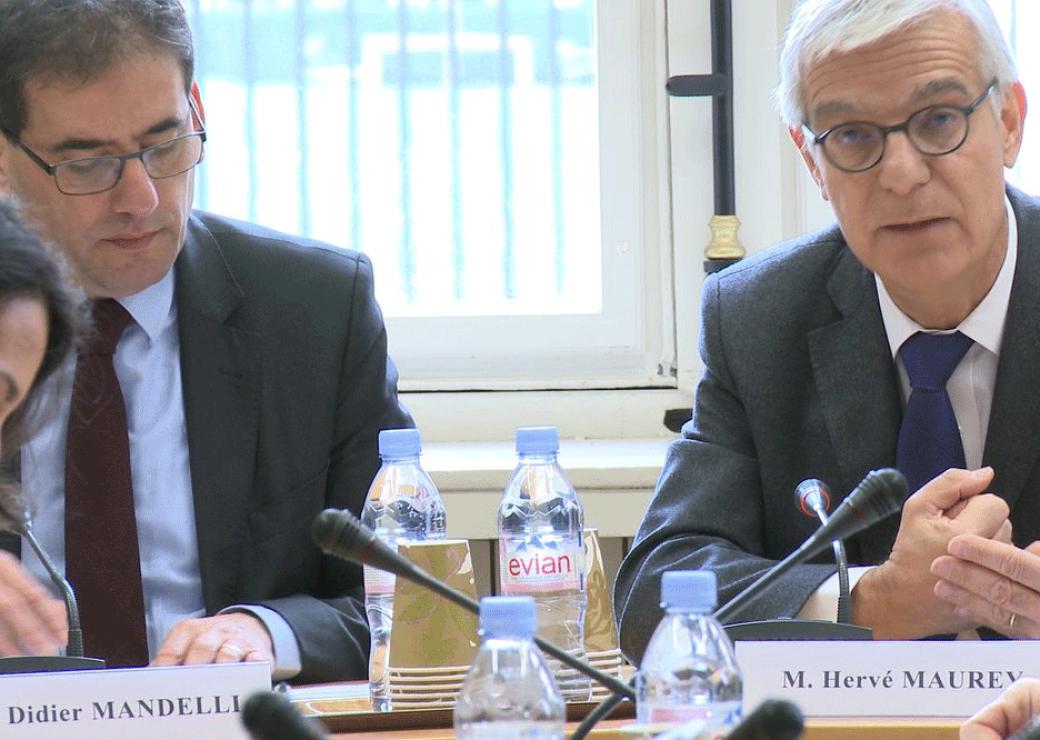 D. Mandelli et H. Maurey ce 7 mars