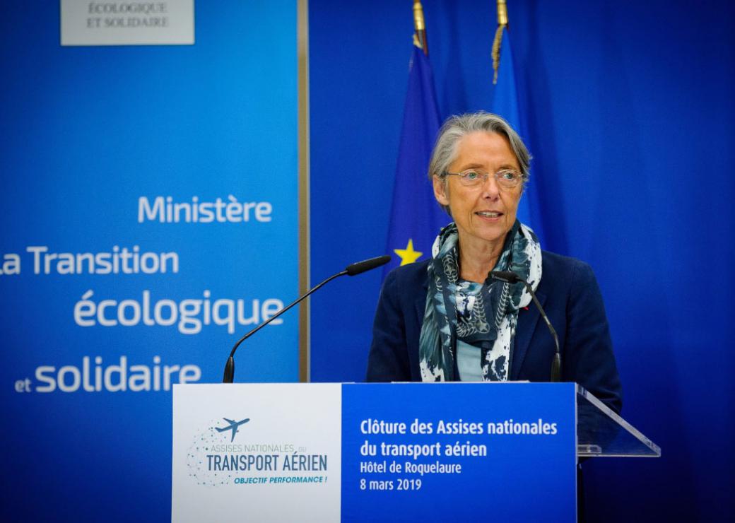 Elisabeth Borne, assises du transport aérien