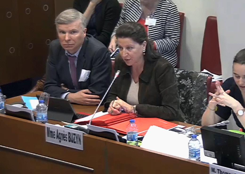 Agnès Buzyn le 13 mars en commission des affaires sociales