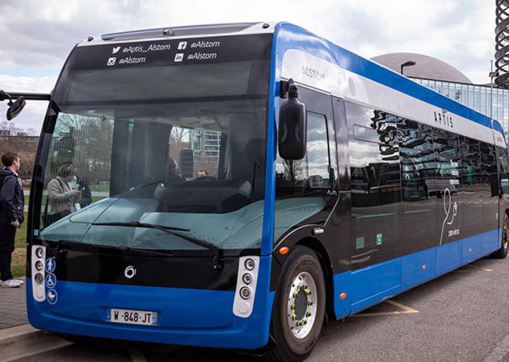 Des bus éléctriques pour desservir le Parlement
