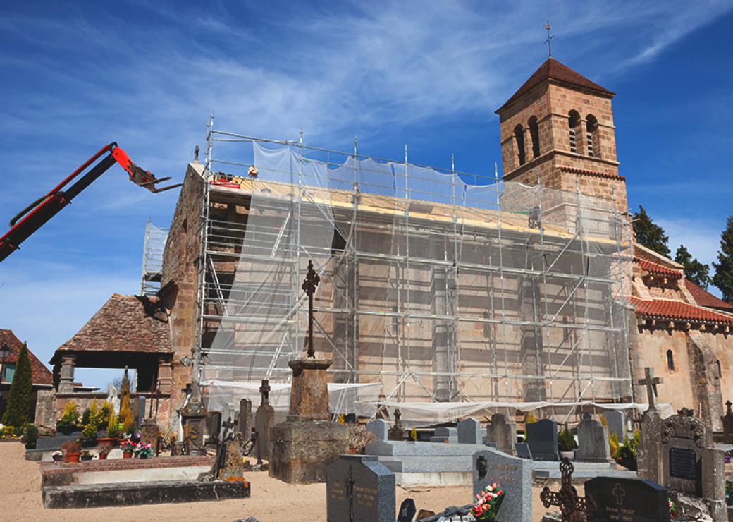 eglise romane en auvergne