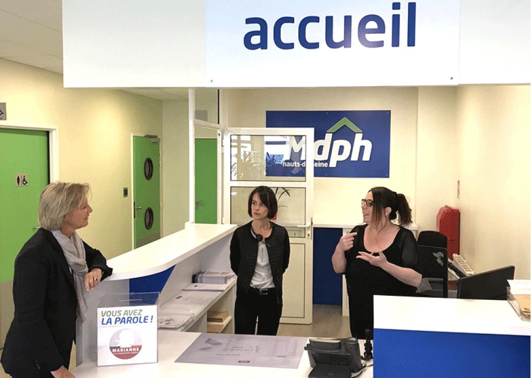 accueil MDPH / S. Cluzel