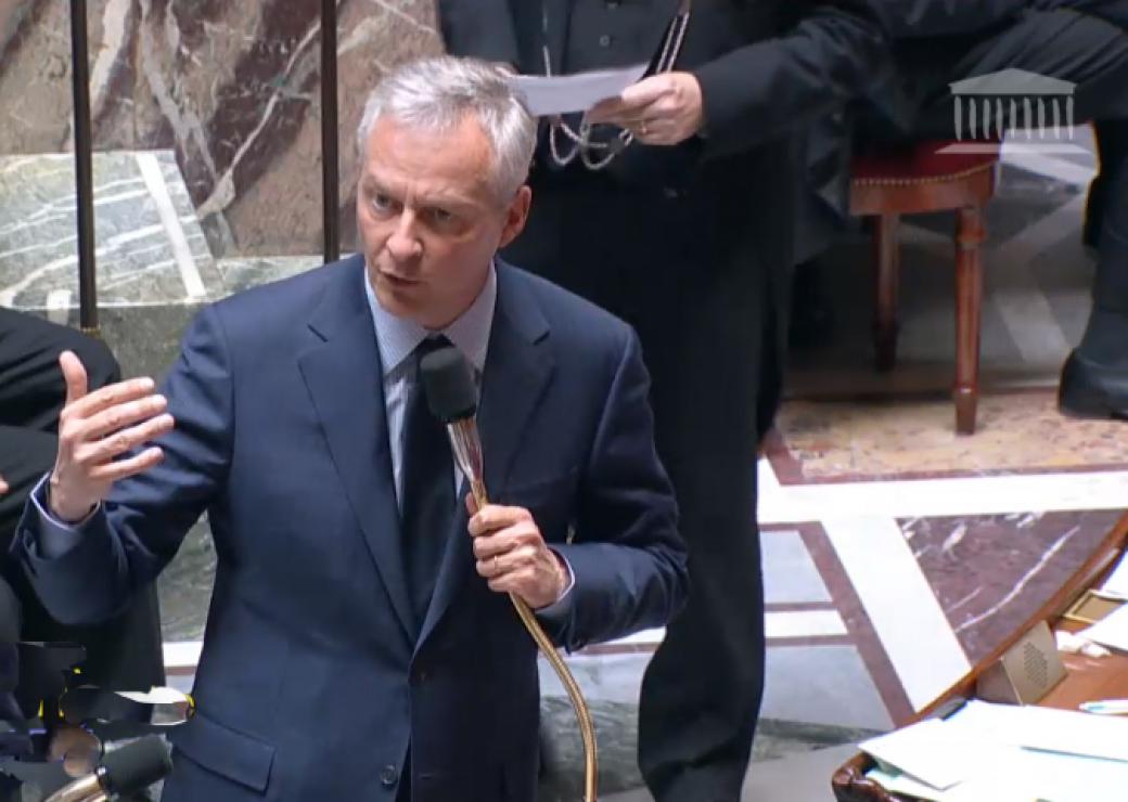Bruno Le Maire Pacte productif Assemblée nationale