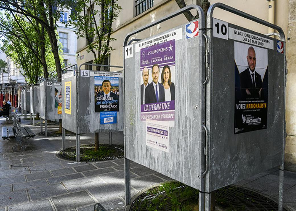 panneaux élections européennes