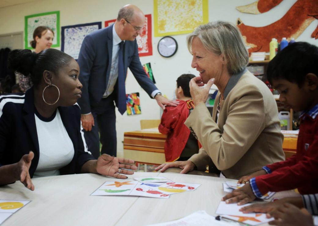 Blanquer Cluzel Ecole inclusive rentrée 2019 élève handicap accompagnement personnalisé parents accompagnement