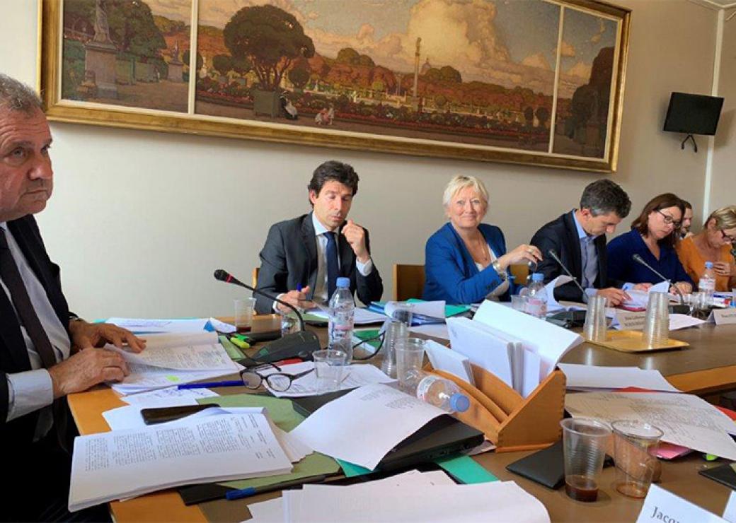 Les parlementaires réunis en CMP le 13 juin 2019