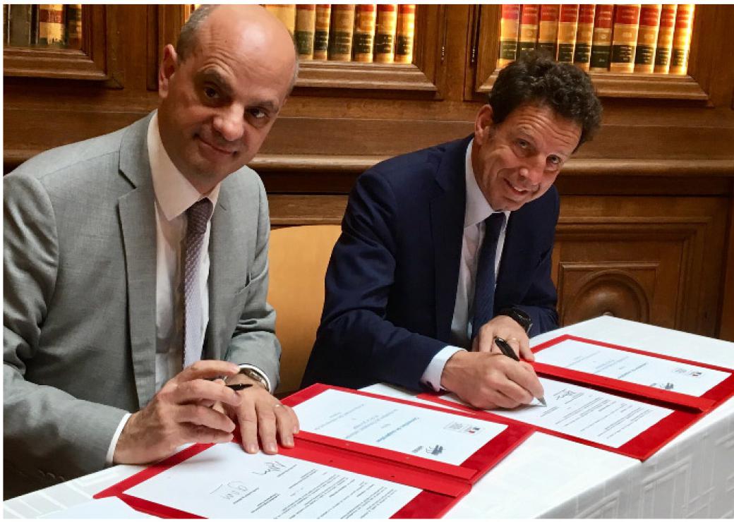 signature entre le Medef et l'Education nationale