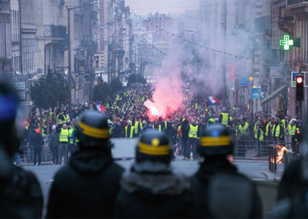 rouen manifestation gilest jaunes