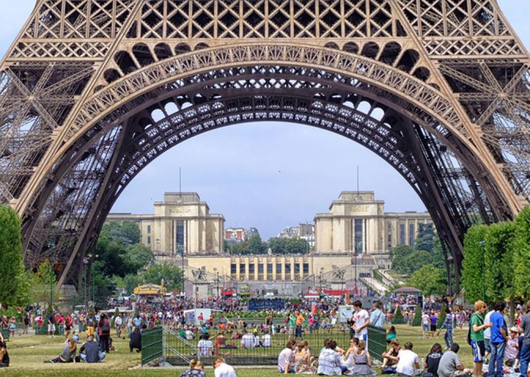 trocadero, Paris touristes