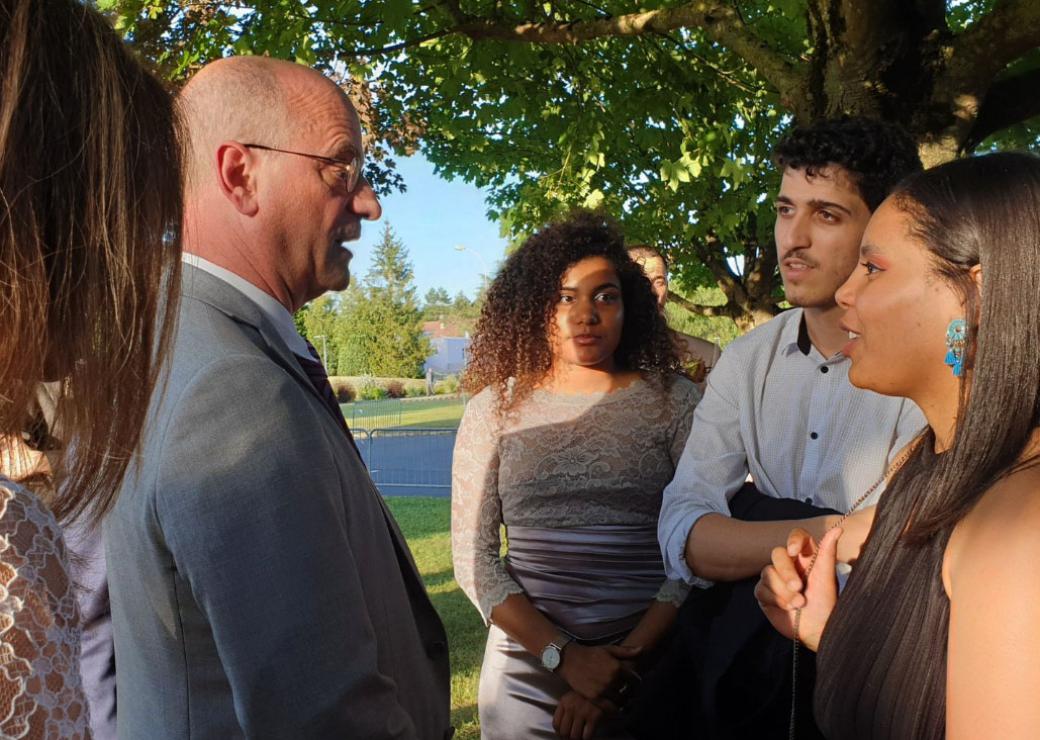 JM Blanquer en visite à l'Internat d'excellence de Sourdun le 29 juin 2019