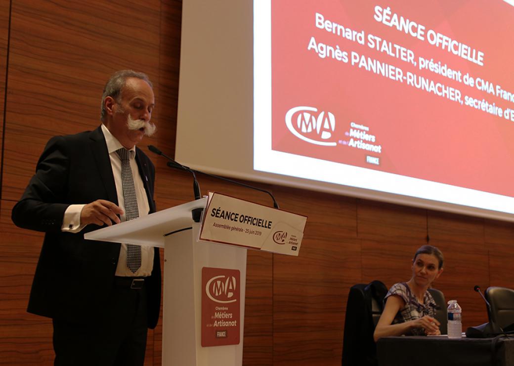 Bernard Stalter, président de CMA France